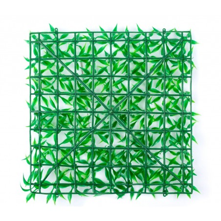 Set di Mattonelle in erba sintetica realistica 036392 per giardino 25x25 cm