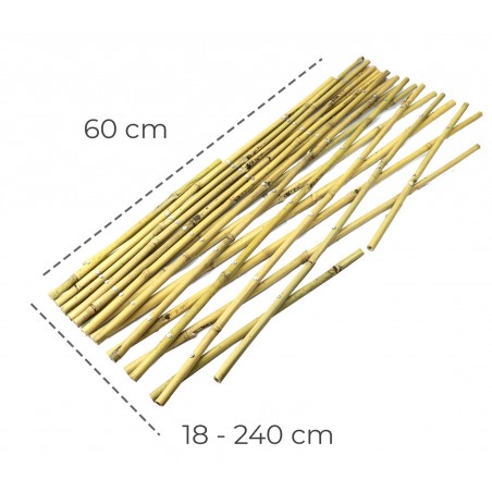 Steccato in bamboo 377512 giardino recinzione arredamento  60x240 cm Steccato in bamboo 377512 giardino recinzione arredamento  60x240 cm