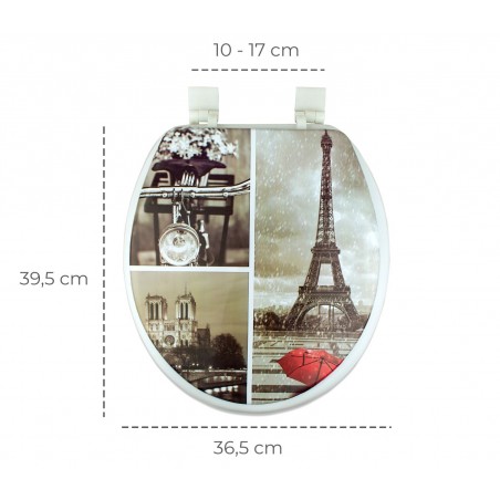 132333 Copri water con sedile universale seduta morbida stampa Cartolina