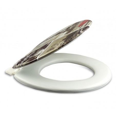 132333 Copri water con sedile universale seduta morbida stampa Cartolina