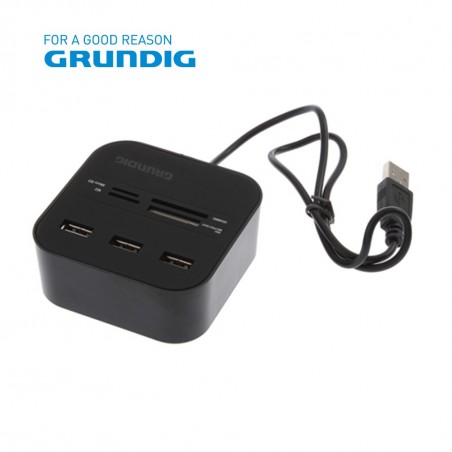 Card reader usb Grundig lettore di schede esterno hub 7 in 1 Card reader usb Grundig lettore di schede esterno hub 7 in 1