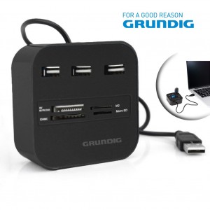 Card reader usb Grundig lettore di schede esterno hub 7 in 1 2