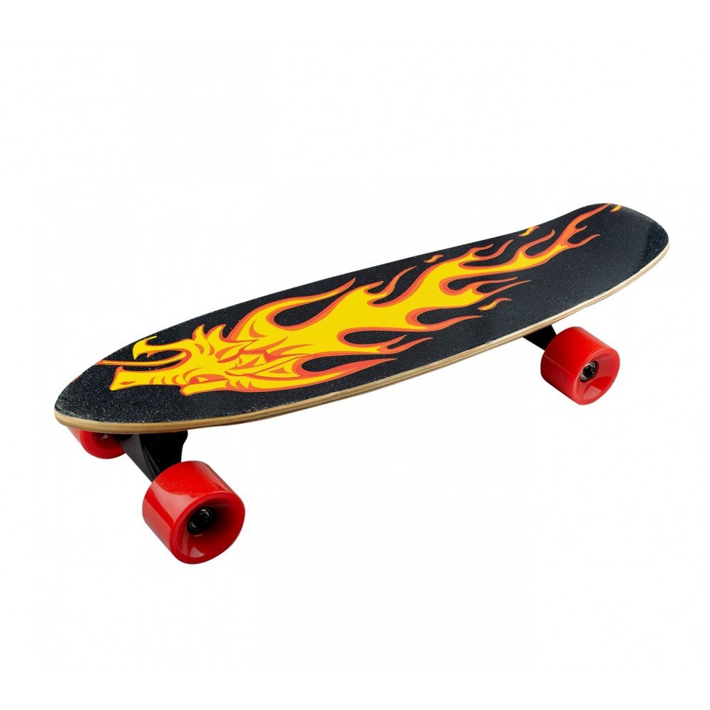 Skateboard 70 cm elettrico FUSE con telecomando wireless 15 km/h GOLD DRAGON