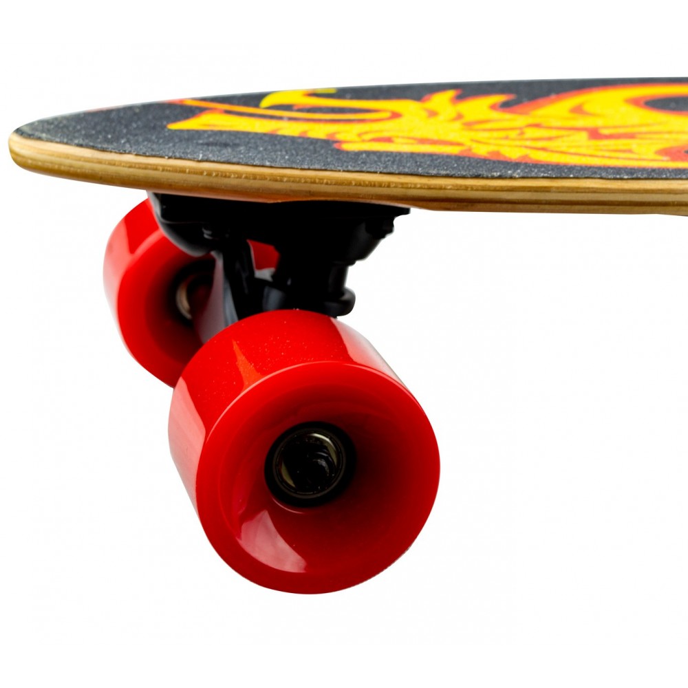 Skateboard 70 cm elettrico FUSE con telecomando wireless 15 km/h GOLD DRAGON