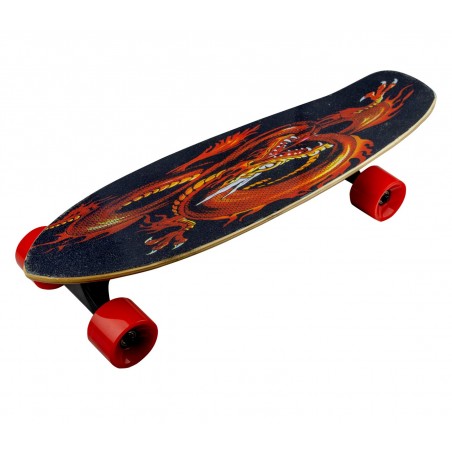 Skateboard 70 cm elettrico FUSE con telecomando wireless 15 km/h KING DRAGON
