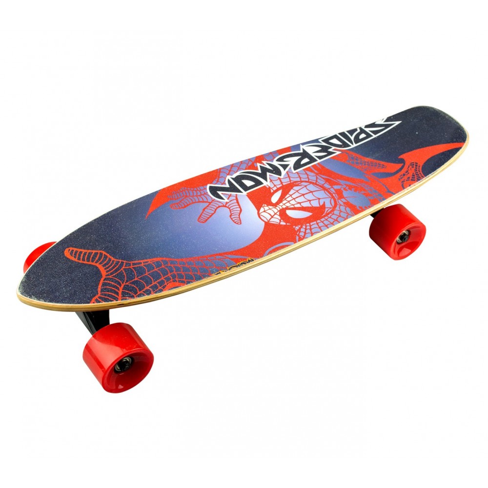 Skateboard 70 cm elettrico FUSE con telecomando wireless 15 km/h SPIDERMAN