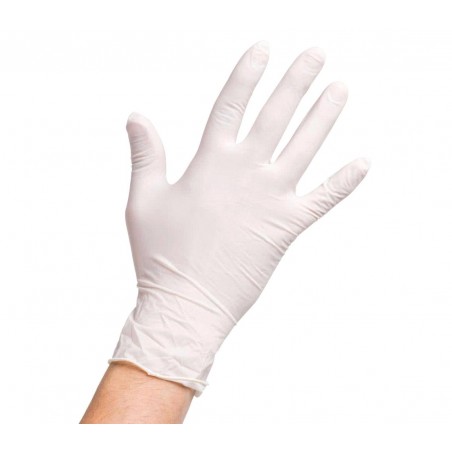 100 Guanti in lattice monuso resistenti 220603 taglie dalla s alla xl