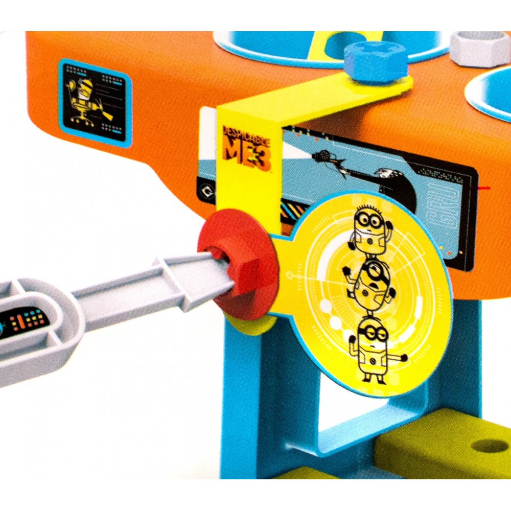 098837 Banco da lavoro Bildo Cattivissimo me con 22 accessori