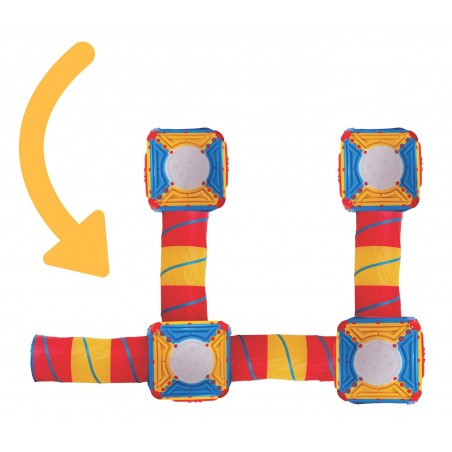 Cubo attività in plastica con tunnel starplay interno esterno 402238