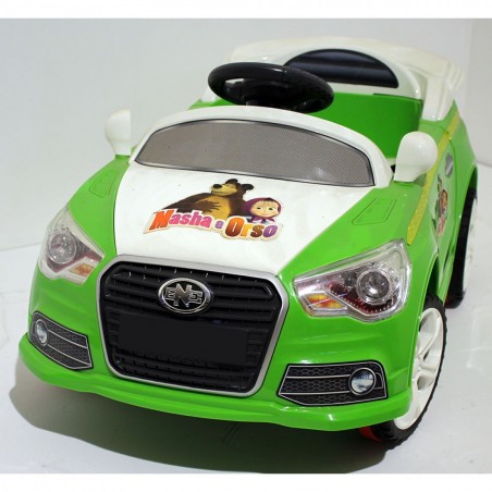 Auto bambini elettrica MASHA e ORSO GVC-7209 con luci effetto LED