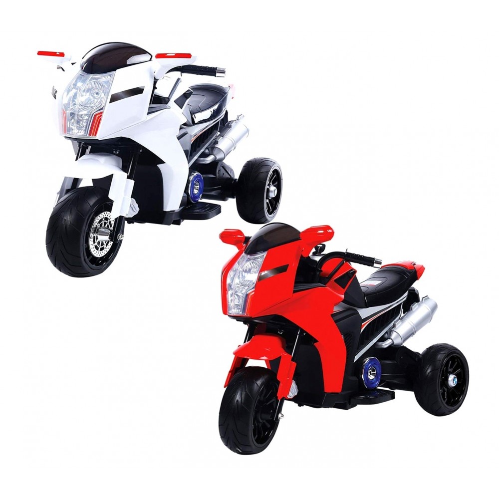 MOTO elettrica 6V per bambini GVC-534 elettrica con luci, musica, effetto fumo