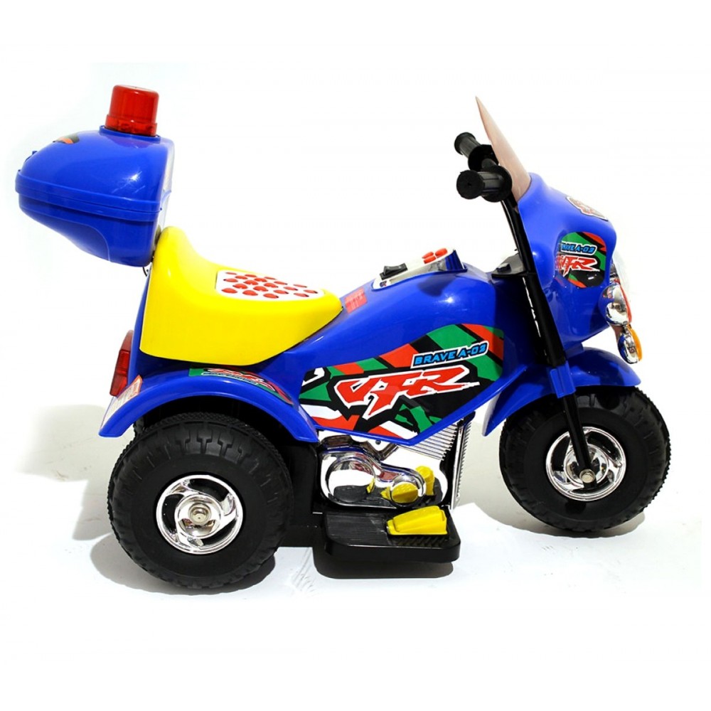 MOTO POLICE 6V per bambini GVC-523 con luci anteriori e suoni