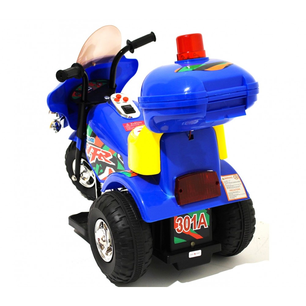 MOTO POLICE 6V per bambini GVC-523 con luci anteriori e suoni