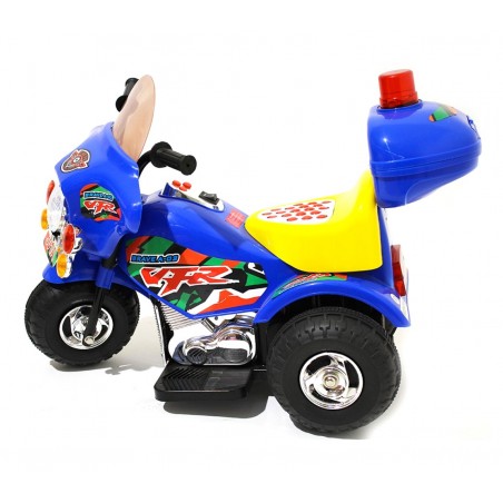 MOTO POLICE 6V per bambini GVC-523 con luci anteriori e suoni