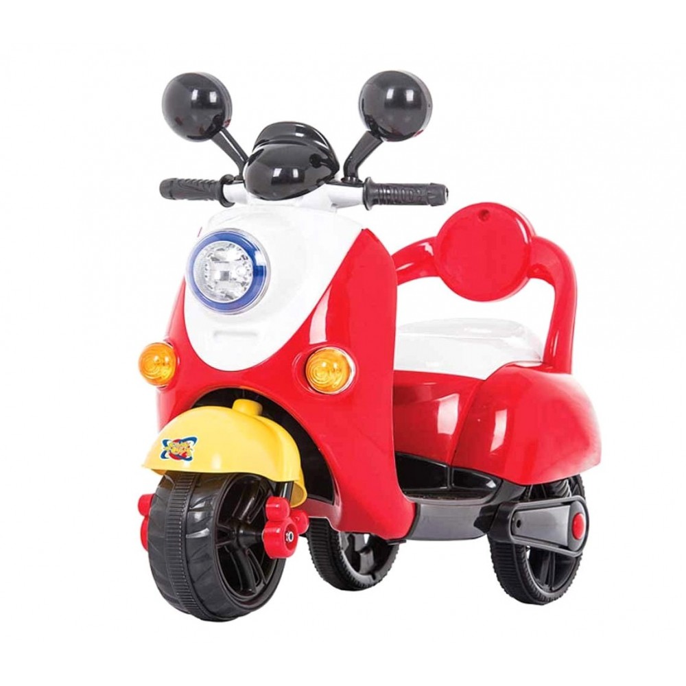 Image of SCOOTER 6V 3 ruote per bambini GV-52 con luci suoni e cintura di sicurezza Rosso