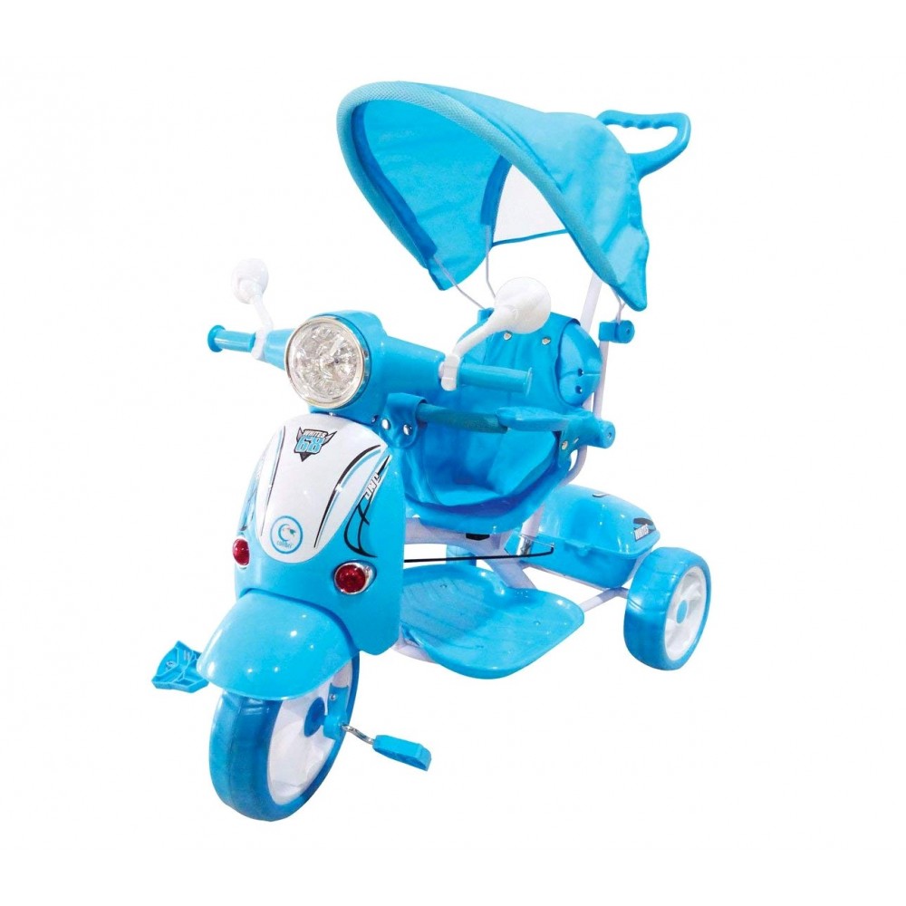 Triciclo SCOOTER CLASSIC con pedali GVC-51 con suoni, luci, tettuccio 