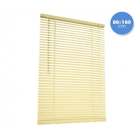 007750 Tenda da sole veneziana 80 x 160 cm per interno in pvc