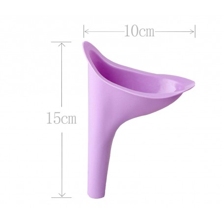 Cono in silicone urinatoio portatile per donne discreto riutilizzabile 176084