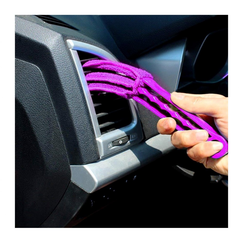 Mini Spazzola pulisci veneziane 169116 lavabile a 3 falde