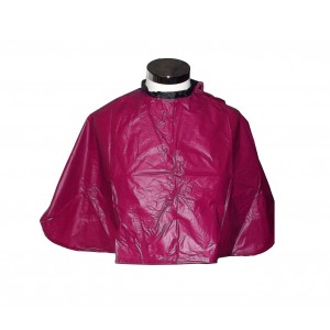 159001 Mantella da parrucchiere bordeaux 91x68cm in PVC 2