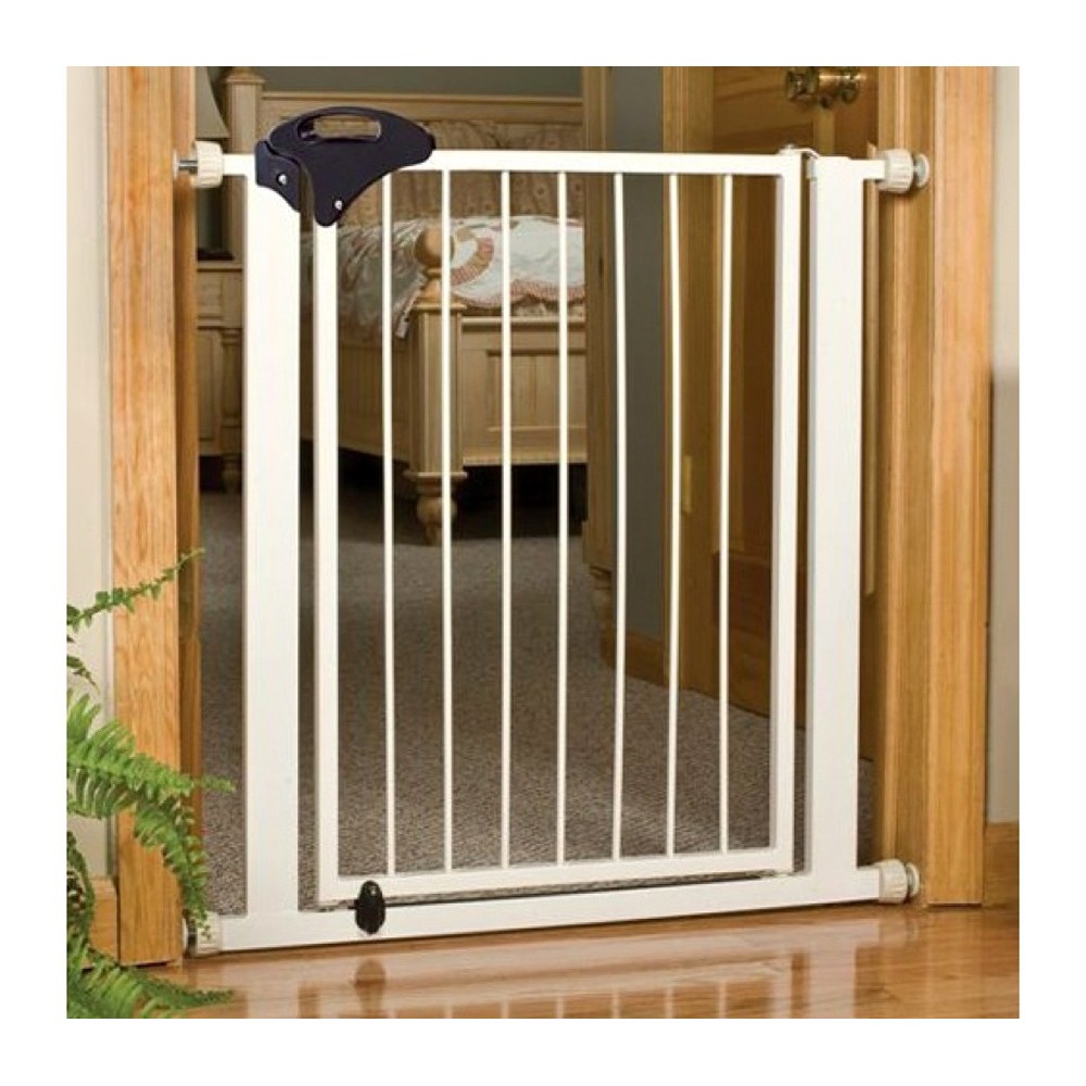 021062 Nobleza Cancello con bloccaggio a pressione per bambini e animali 75-85cm