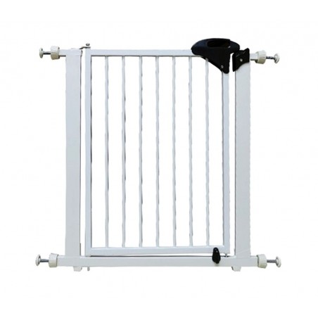 021062 Nobleza Cancello con bloccaggio a pressione per bambini e animali 75-85cm