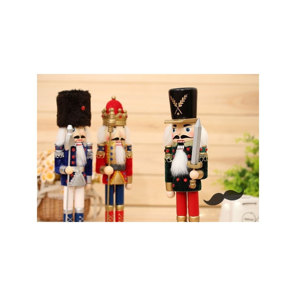 831027 Soldato SPADA schiaccianoci in legno dipinto a mano da arredamento