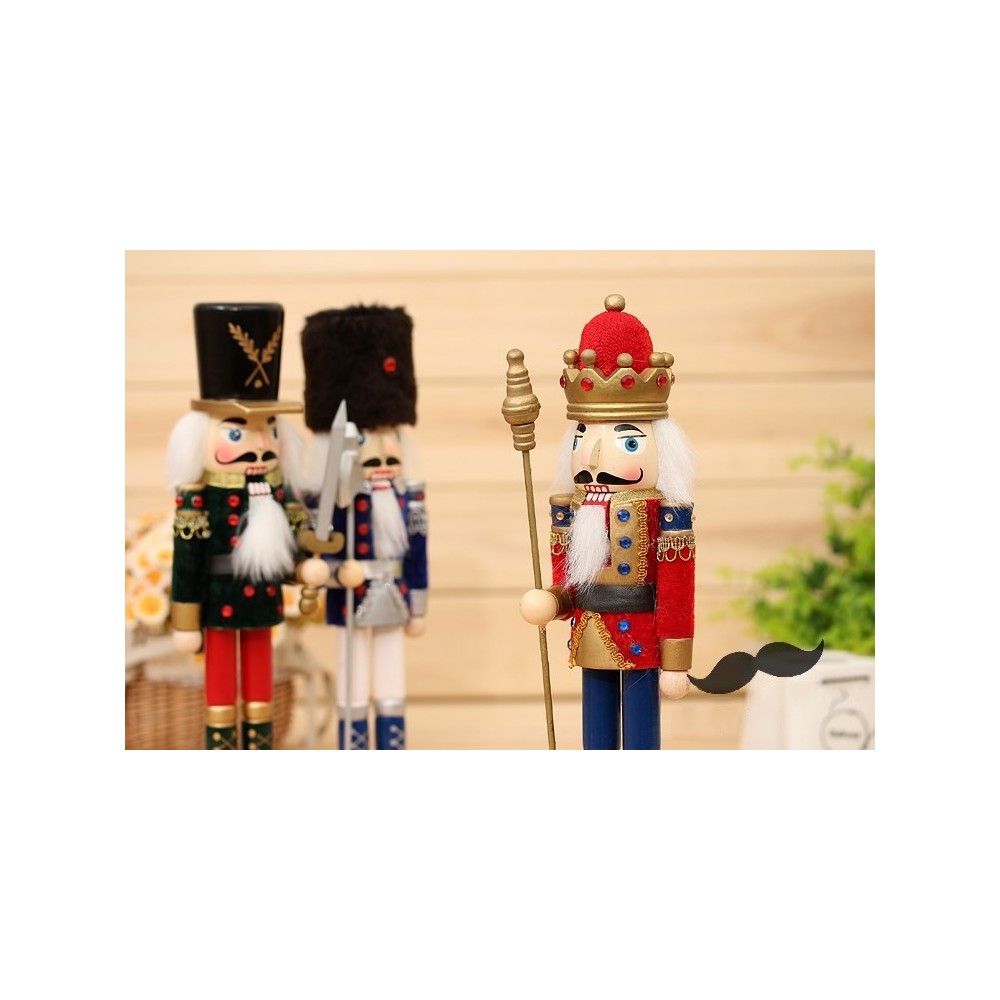 831027 Soldato SCETTRO schiaccianoci in legno dipinto a mano da arredamento