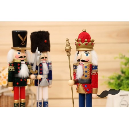 831027 Soldato SCETTRO schiaccianoci in legno dipinto a mano da arredamento