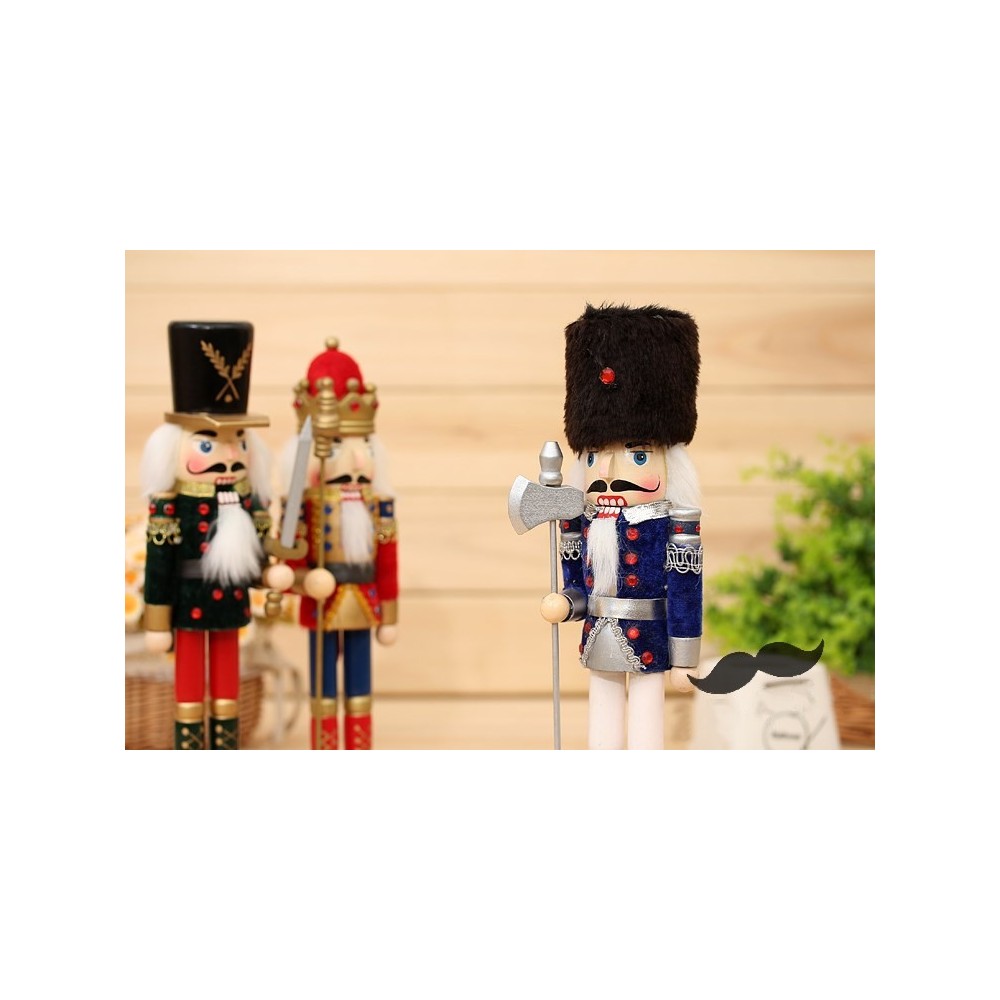 831027 Soldato ASCIA schiaccianoci in legno dipinto a mano da arredamento