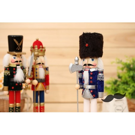 831027 Soldato ASCIA schiaccianoci in legno dipinto a mano da arredamento