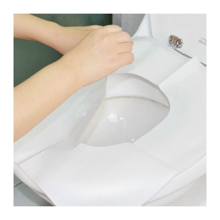 055991 Pack da 10 pezzi di salviette copriwater monouso da viaggio per water