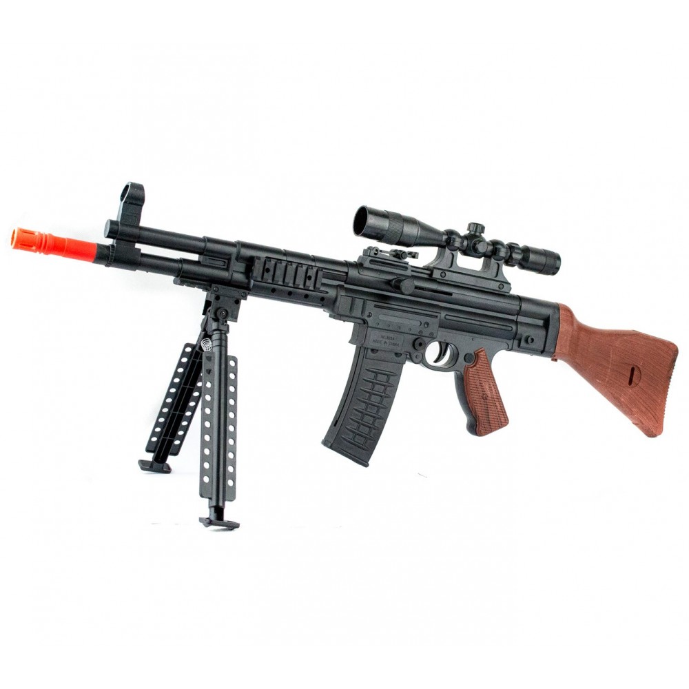 434017 Fucile a pallini BB 6mm con cavalletto e parti separabili