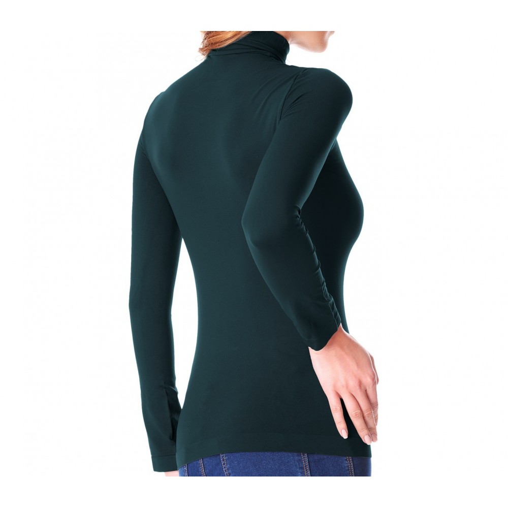 VKA22 Pack 5 maglie a collo alto termiche con interno felpato ass. Miriam