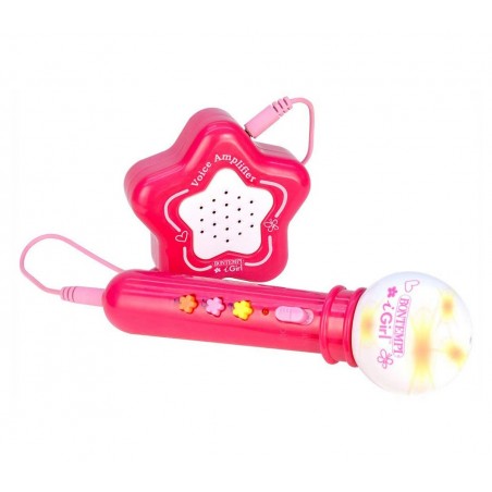 Bontempi 42 4171- Microfono Karaoke iGirl con Amplificatore Esterno e suoni
