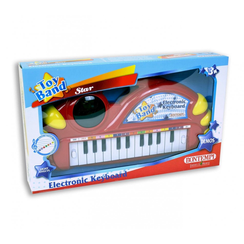 Bontempi 12 2230 - Taastiera elettronica 22 tasti con sfera luminosa suoni reali