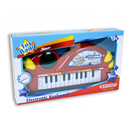 Bontempi 12 2230 - Taastiera elettronica 22 tasti con sfera luminosa suoni reali