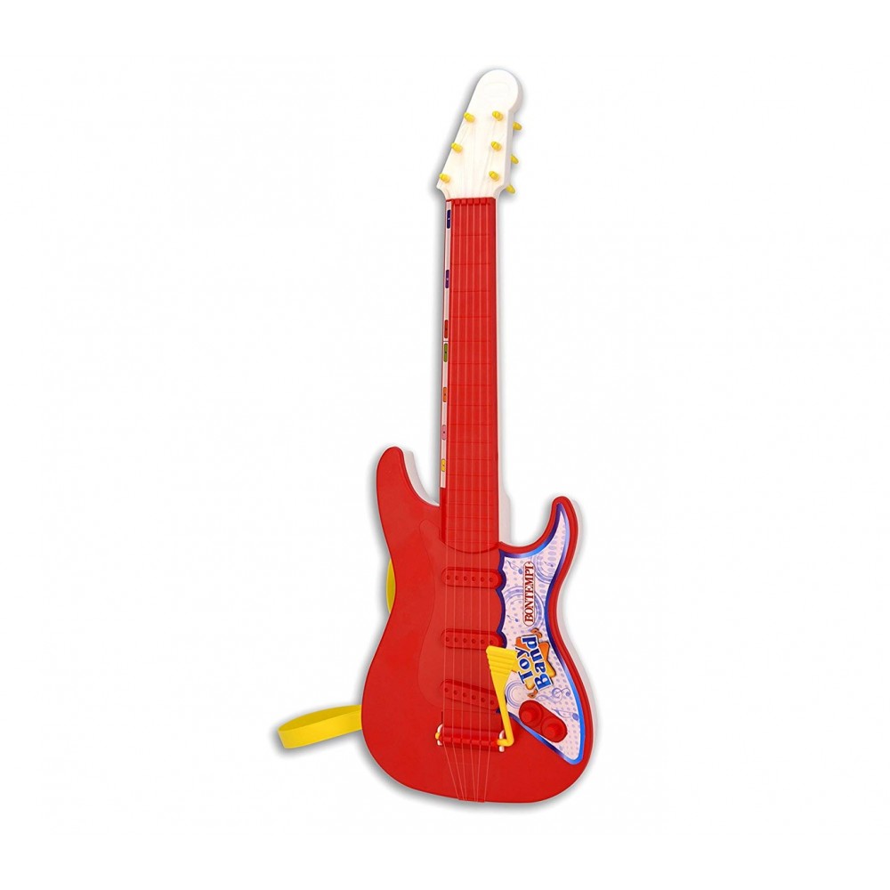 Bontempi 20 5401 - Chitarra Rock con Hawaiana e Tracolla 6 corde in nylon