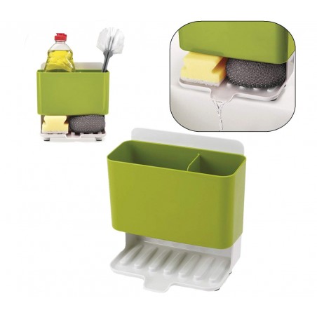 7021 Towel Organizer da cucina per Detersivo e spugnetta con sistema di scolo