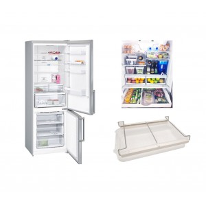 871025 Organizer Frigo regolabile con cassetto estraibile trasparente 2
