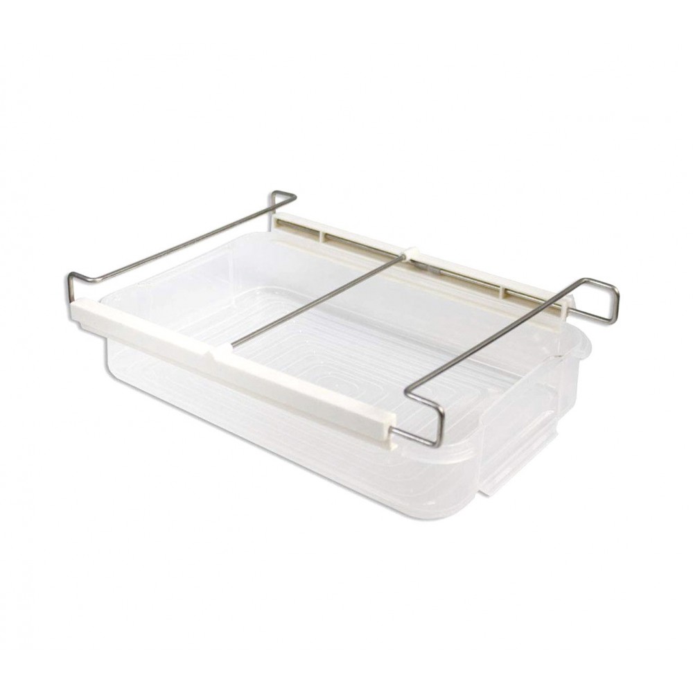 871025 Organizer Frigo regolabile con cassetto estraibile trasparente