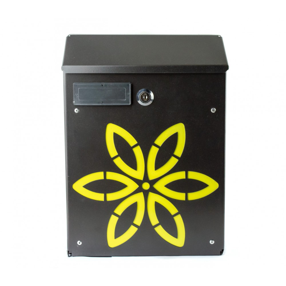 Cassetta Postale Fiore ARTIGIAN FERRO Art. 730 e con serratura 20X8X29 cm