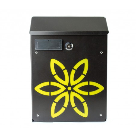 Cassetta Postale Fiore ARTIGIAN FERRO Art. 730 e con serratura 20X8X29 cm