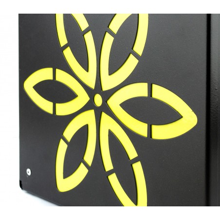 Cassetta Postale Fiore ARTIGIAN FERRO Art. 730 e con serratura 20X8X29 cm