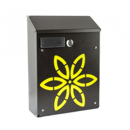 Cassetta Postale Fiore ARTIGIAN FERRO Art. 730 e con serratura 20X8X29 cm