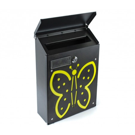 Cassetta Postale Farfalla ARTIGIAN FERRO Art. 730c con serratura 20X8X29 cm