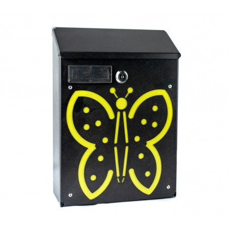 Cassetta Postale Farfalla ARTIGIAN FERRO Art. 730c con serratura 20X8X29 cm