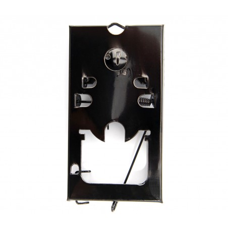 Trappola in metallo per topi con ghigliottina a scatto con molla 8.5x16x1 cm