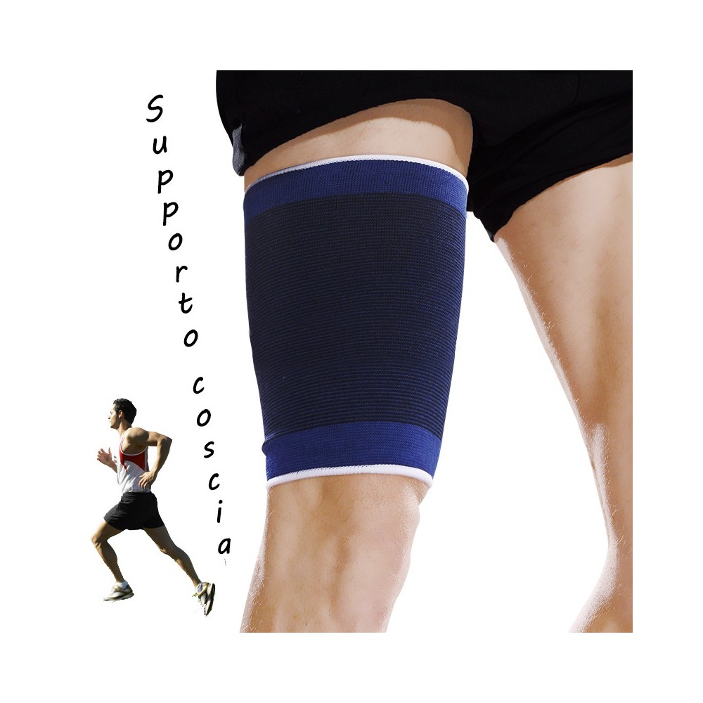 Fascia elastica per coscia unisex supporto tutore gamba ideale per sport e dolori muscolari