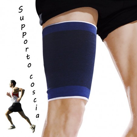 Fascia elastica per coscia unisex supporto tutore gamba ideale per sport e dolori muscolari